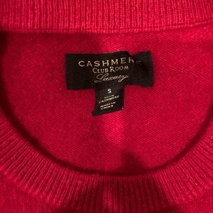 Club Room Cashmere Sweater - Red